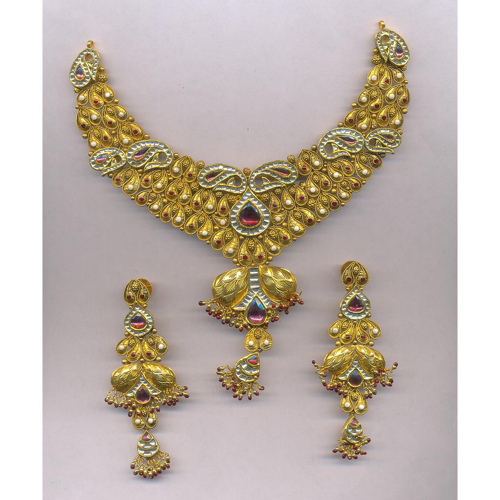 GOLD HALF SET ROUND ANTIQUE EXCLUSIVE