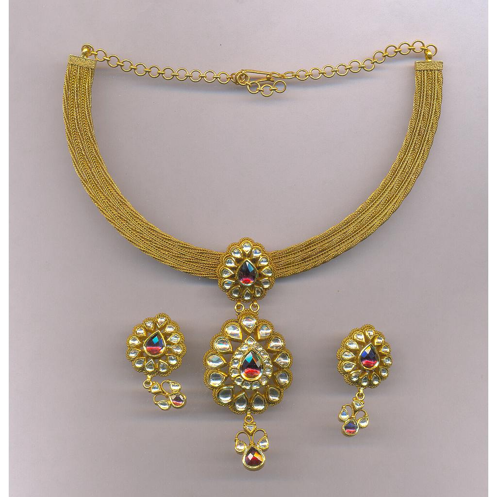 GOLD HALF SET ROUND ANTIQUE EXCLUSIVE