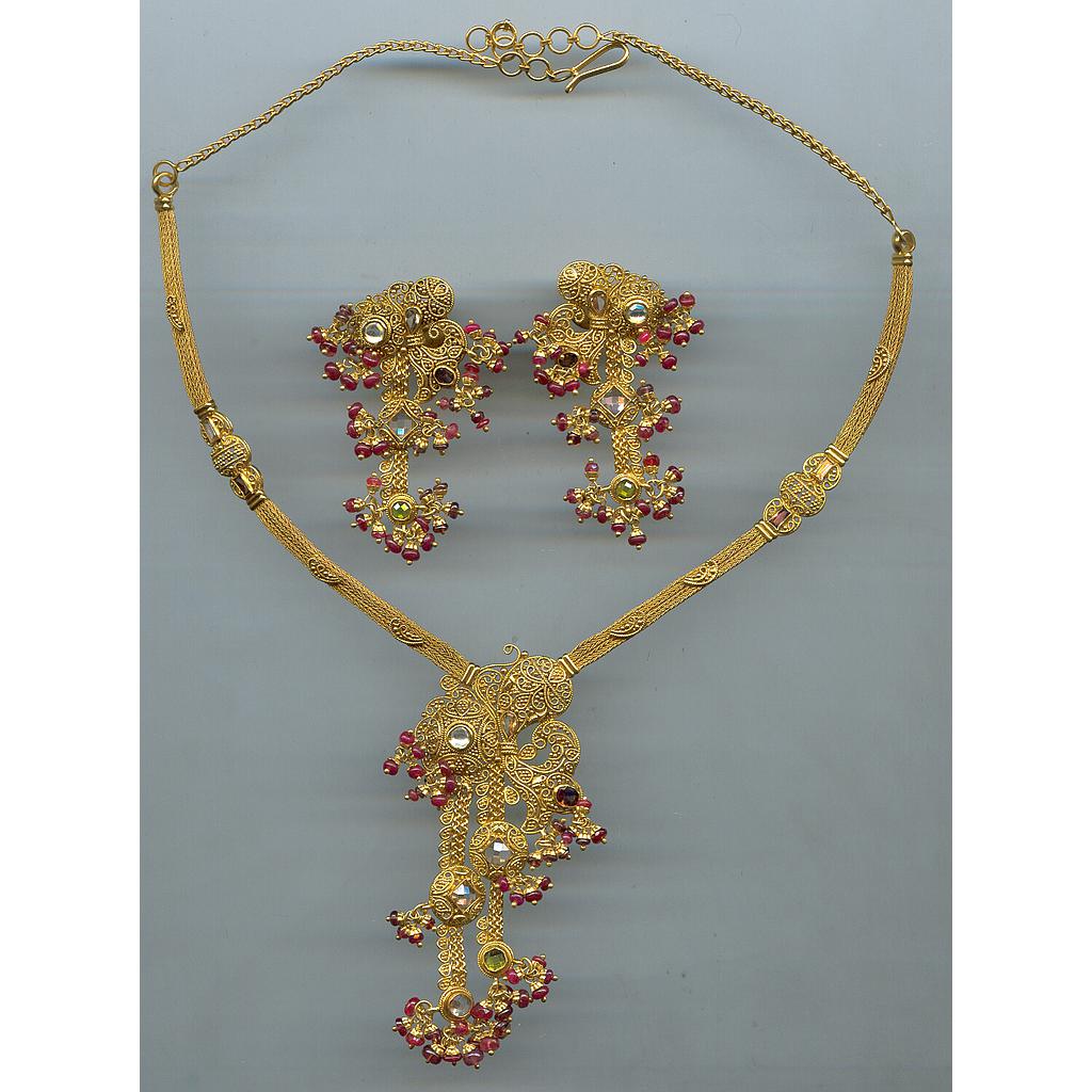 GOLD HALF SET ROUND ANTIQUE EXCLUSIVE