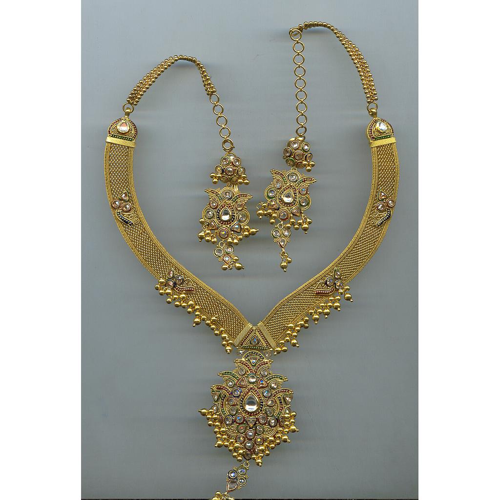 GOLD HALF SET ROUND ANTIQUE EXCLUSIVE