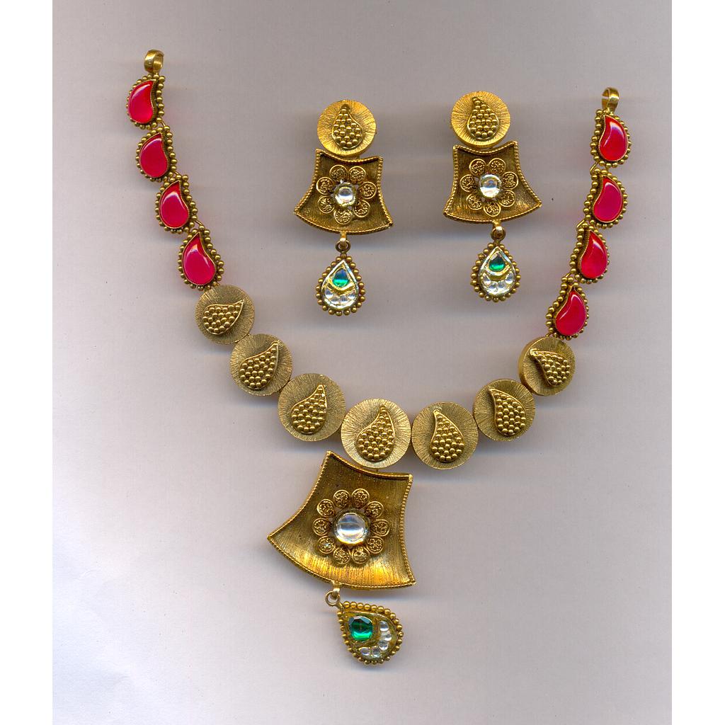 GOLD HALF SET ROUND ANTIQUE EXCLUSIVE