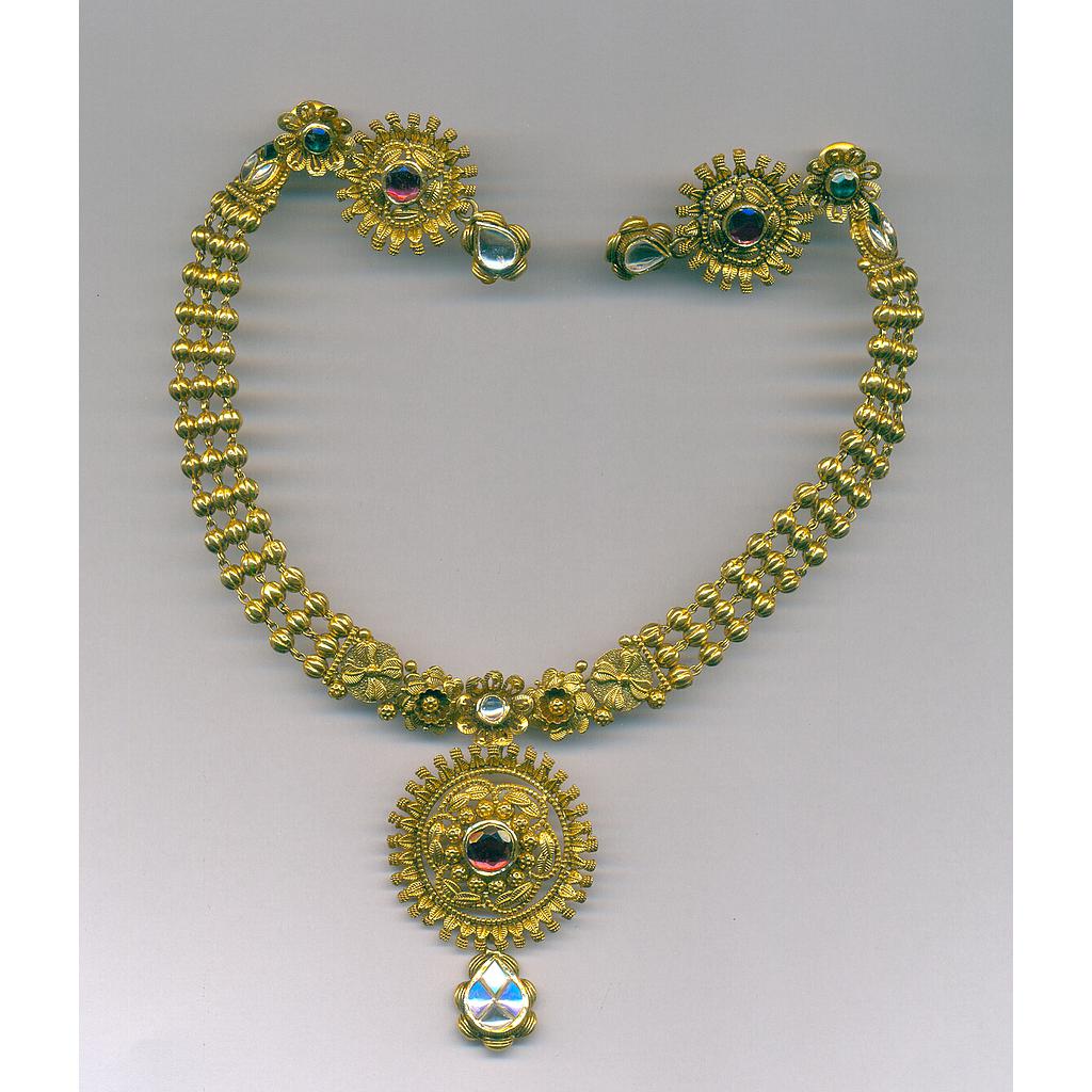 GOLD HALF SET ROUND ANTIQUE EXCLUSIVE