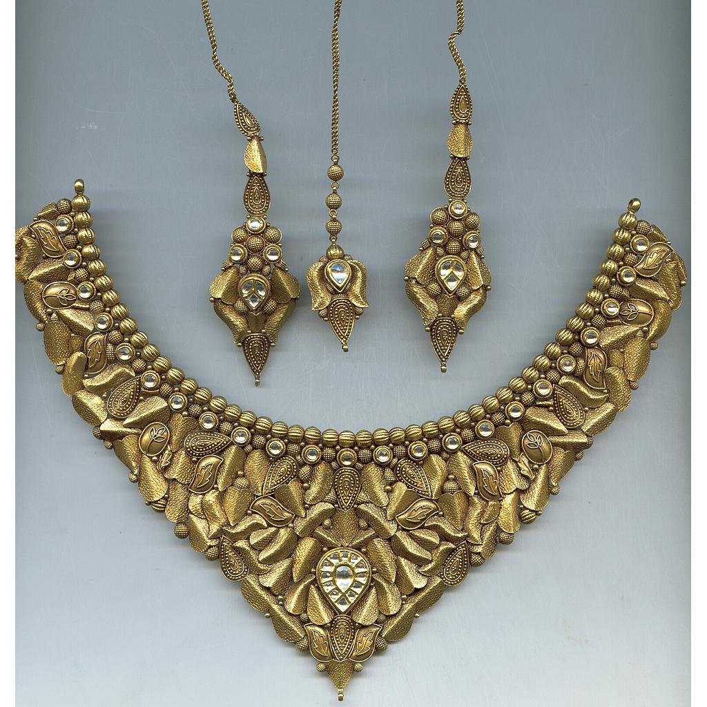 GOLD HALF SET ROUND ANTIQUE EXCLUSIVE