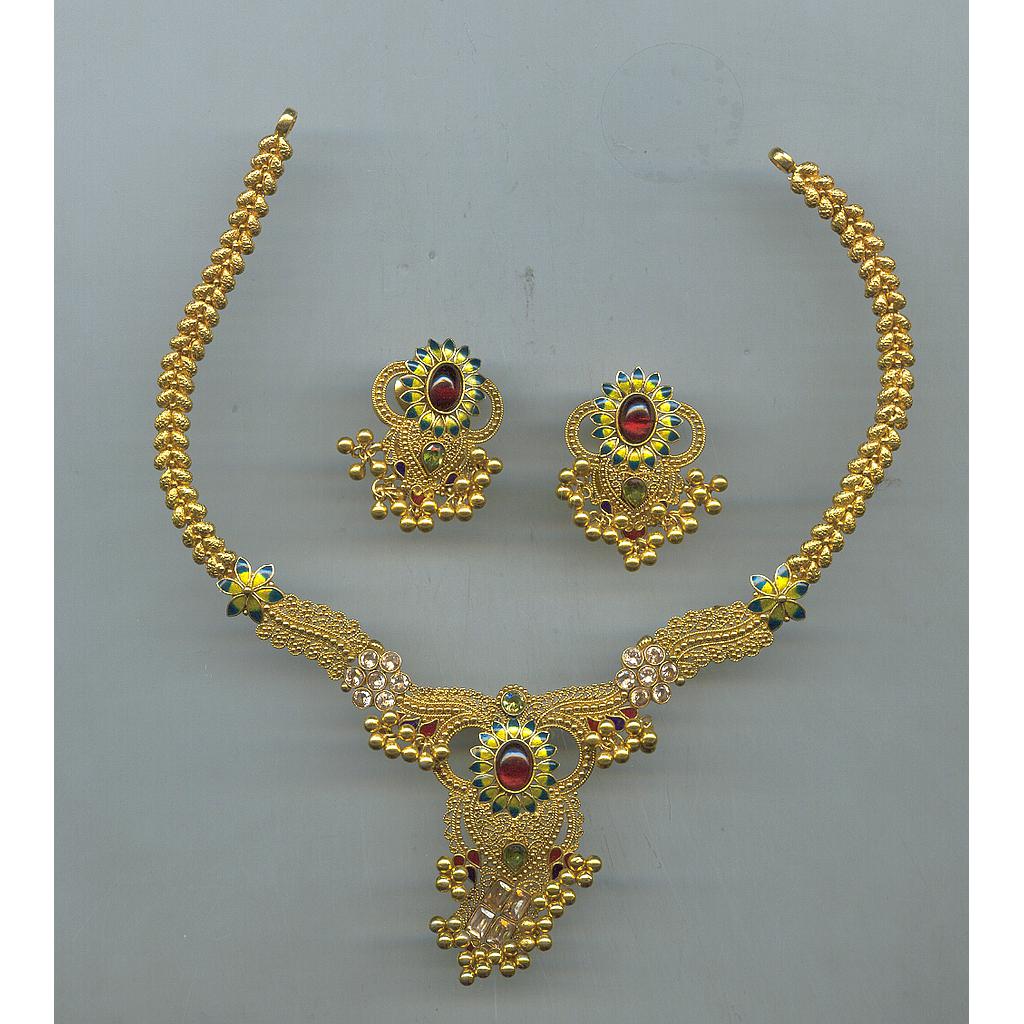 GOLD HALF SET ROUND ANTIQUE EXCLUSIVE