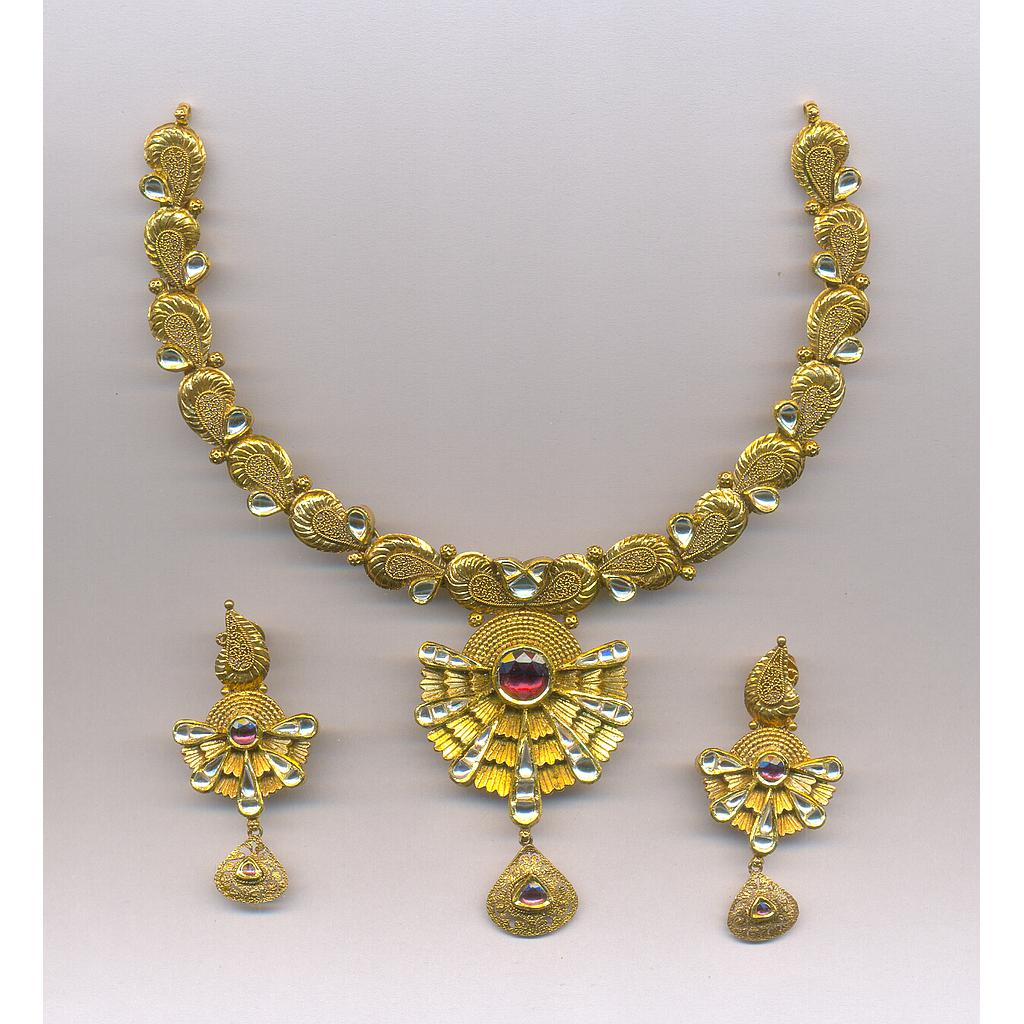 GOLD HALF SET ROUND ANTIQUE EXCLUSIVE