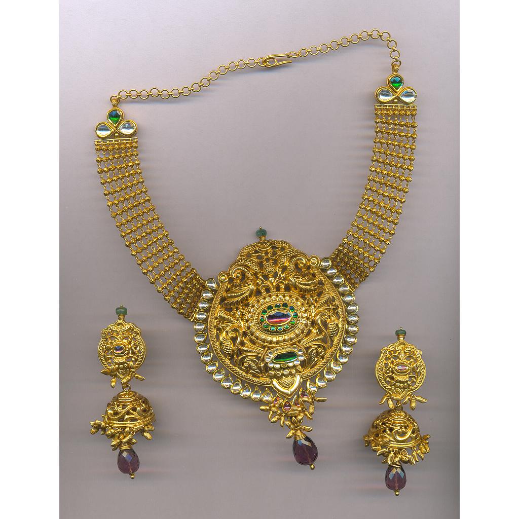 GOLD HALF SET ROUND ANTIQUE EXCLUSIVE