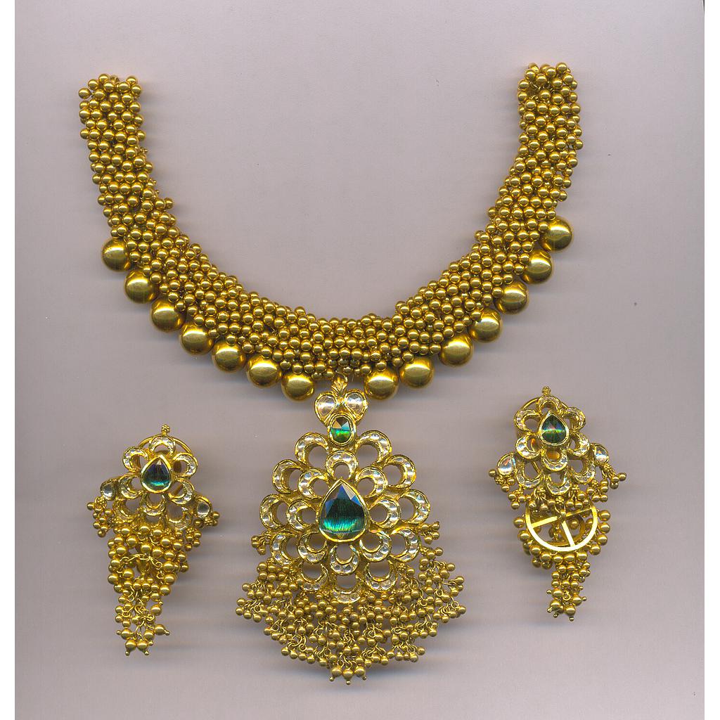 GOLD HALF SET ROUND ANTIQUE EXCLUSIVE