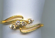 GOLD HALF SET ROUND ANTIQUE EXCLUSIVE