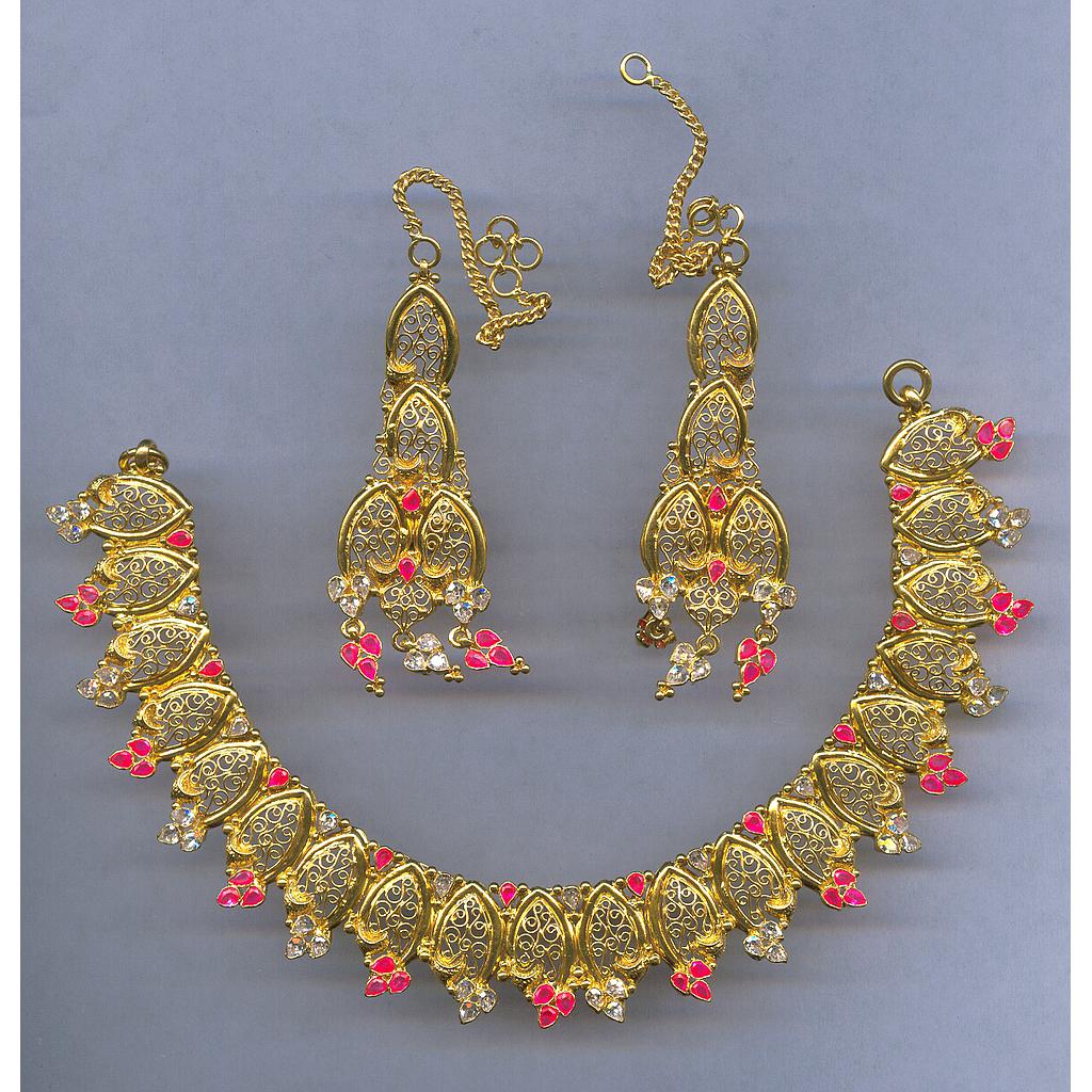 GOLD HALF SET ROUND ANTIQUE EXCLUSIVE
