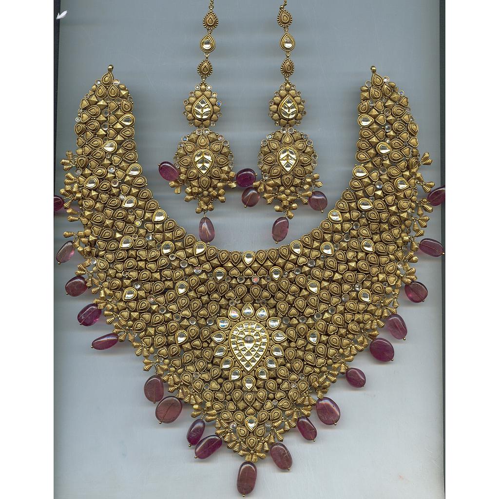 GOLD HALF SET ROUND ANTIQUE EXCLUSIVE