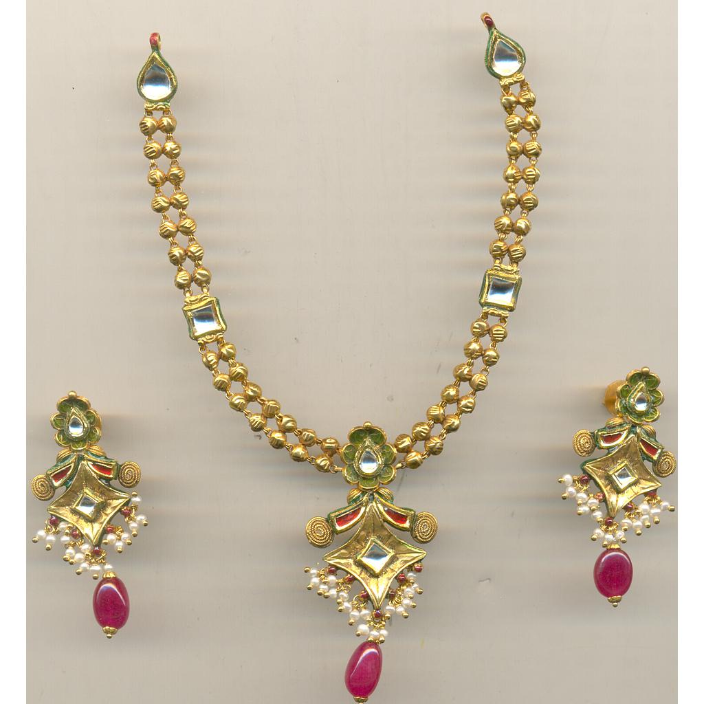 GOLD HALF SET ROUND ANTIQUE FANCY