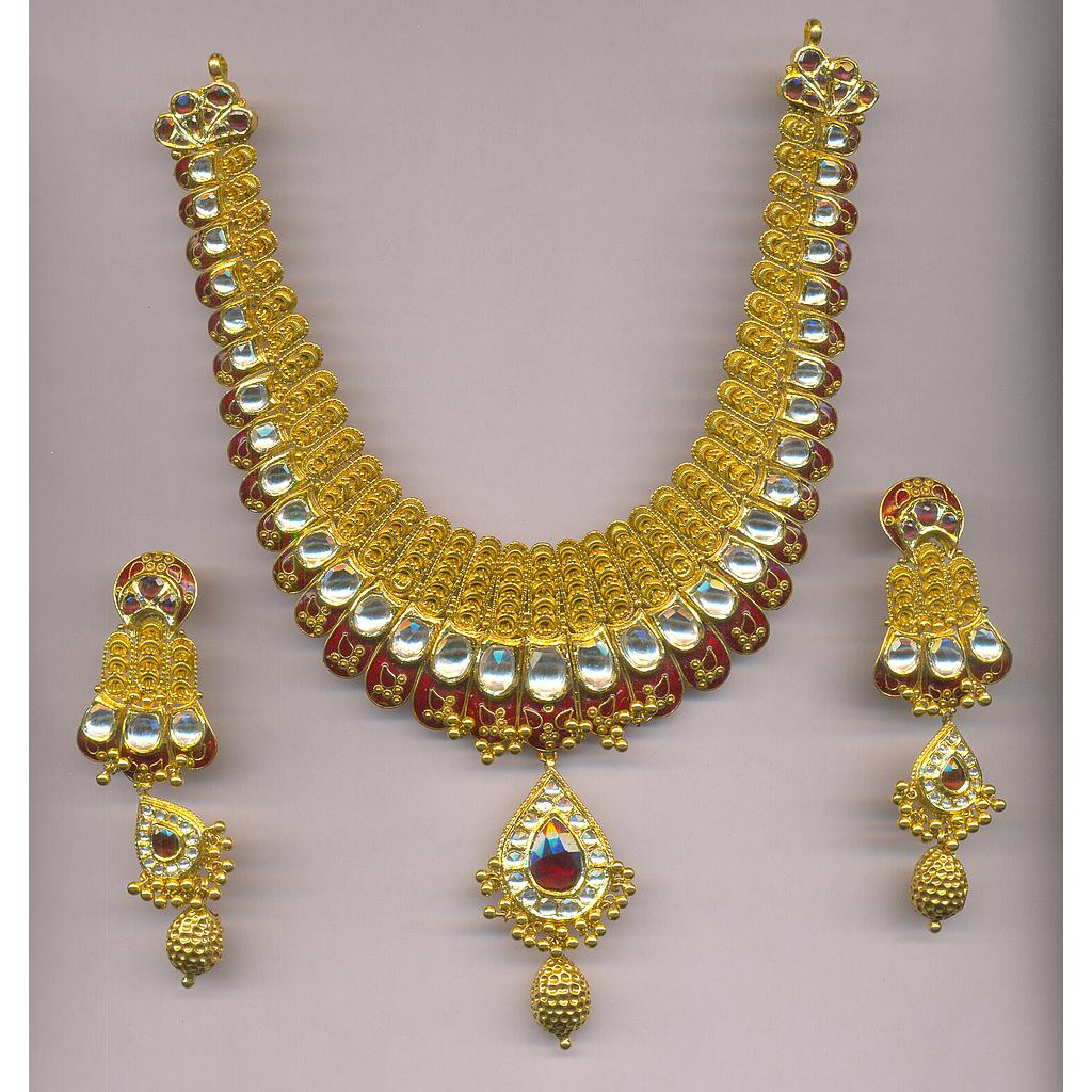 GOLD HALF SET ROUND ANTIQUE FANCY