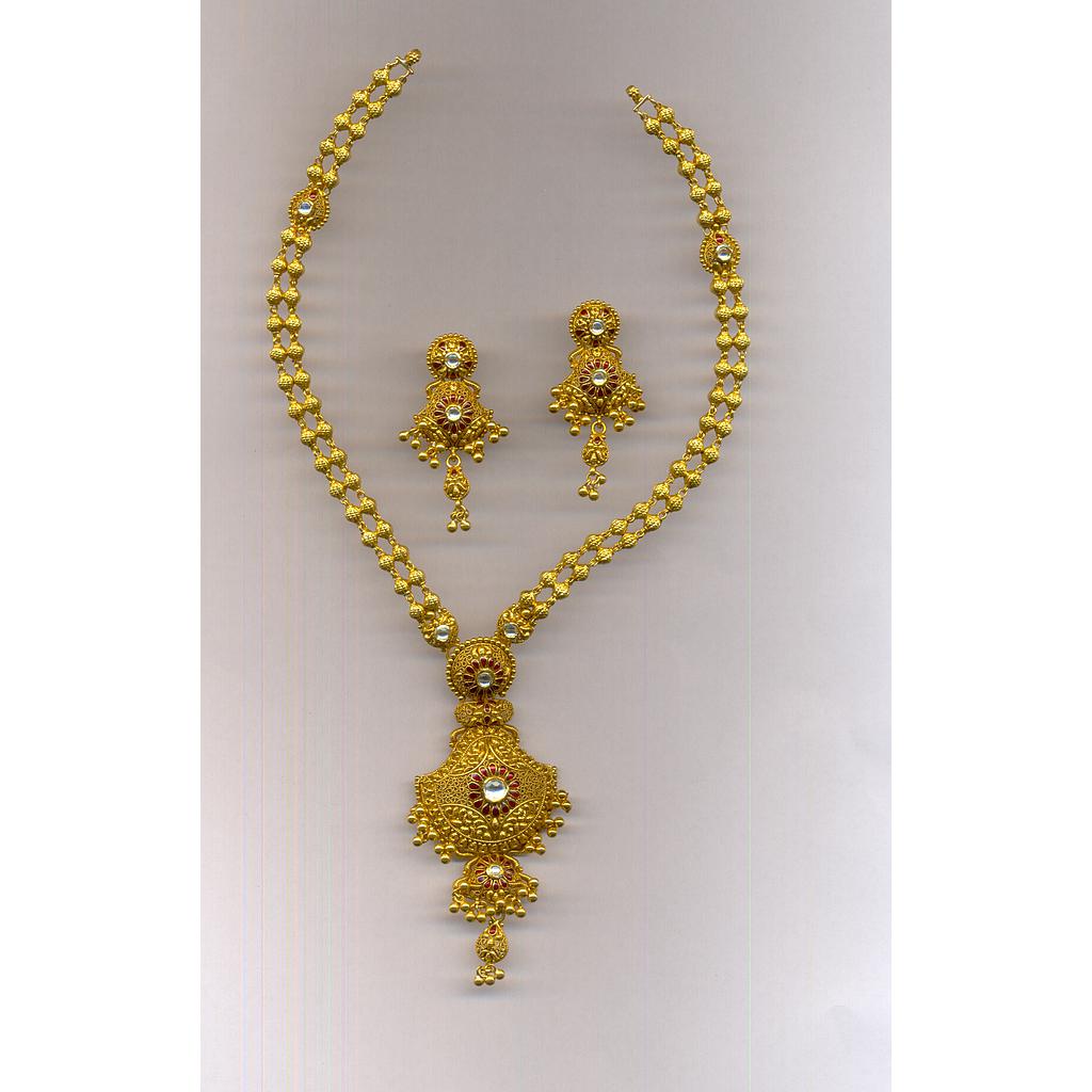GOLD HALF SET ROUND ANTIQUE FANCY
