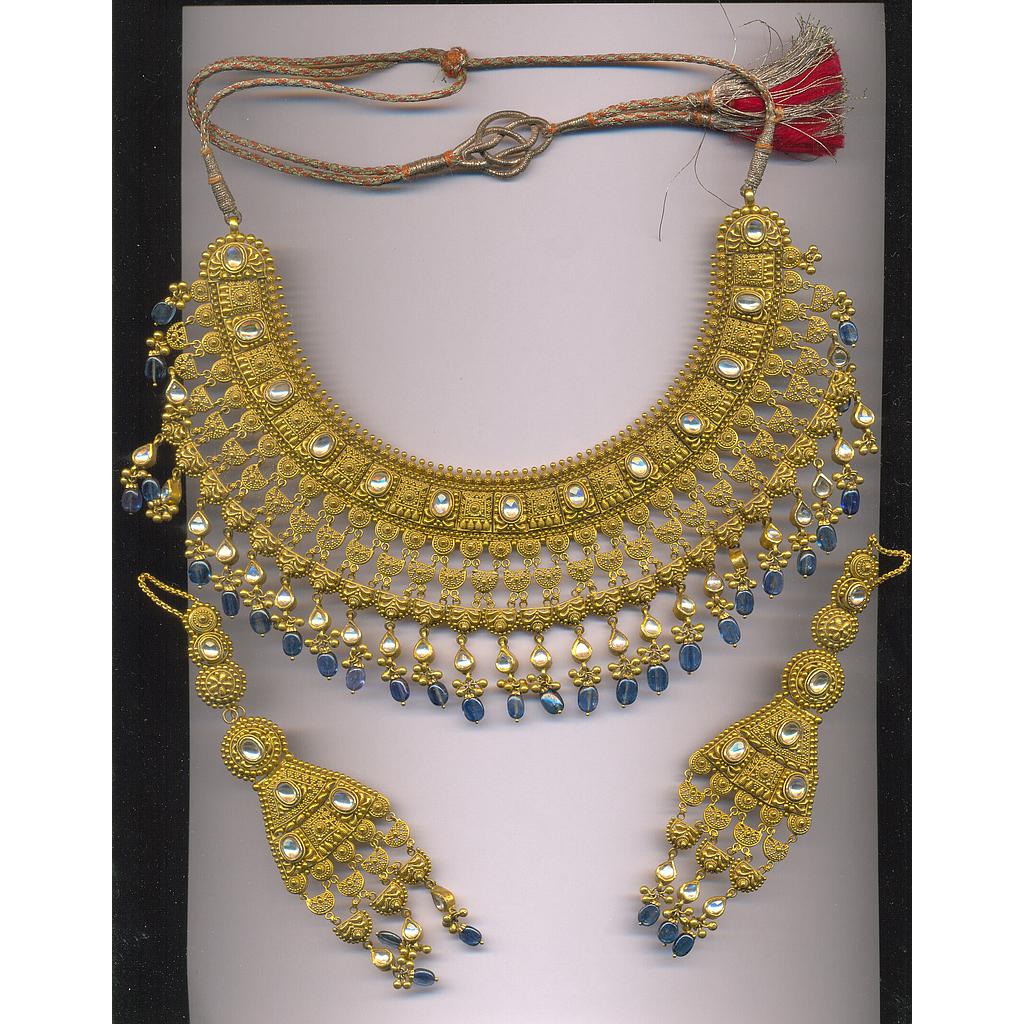 GOLD HALF SET ROUND ANTIQUE FANCY