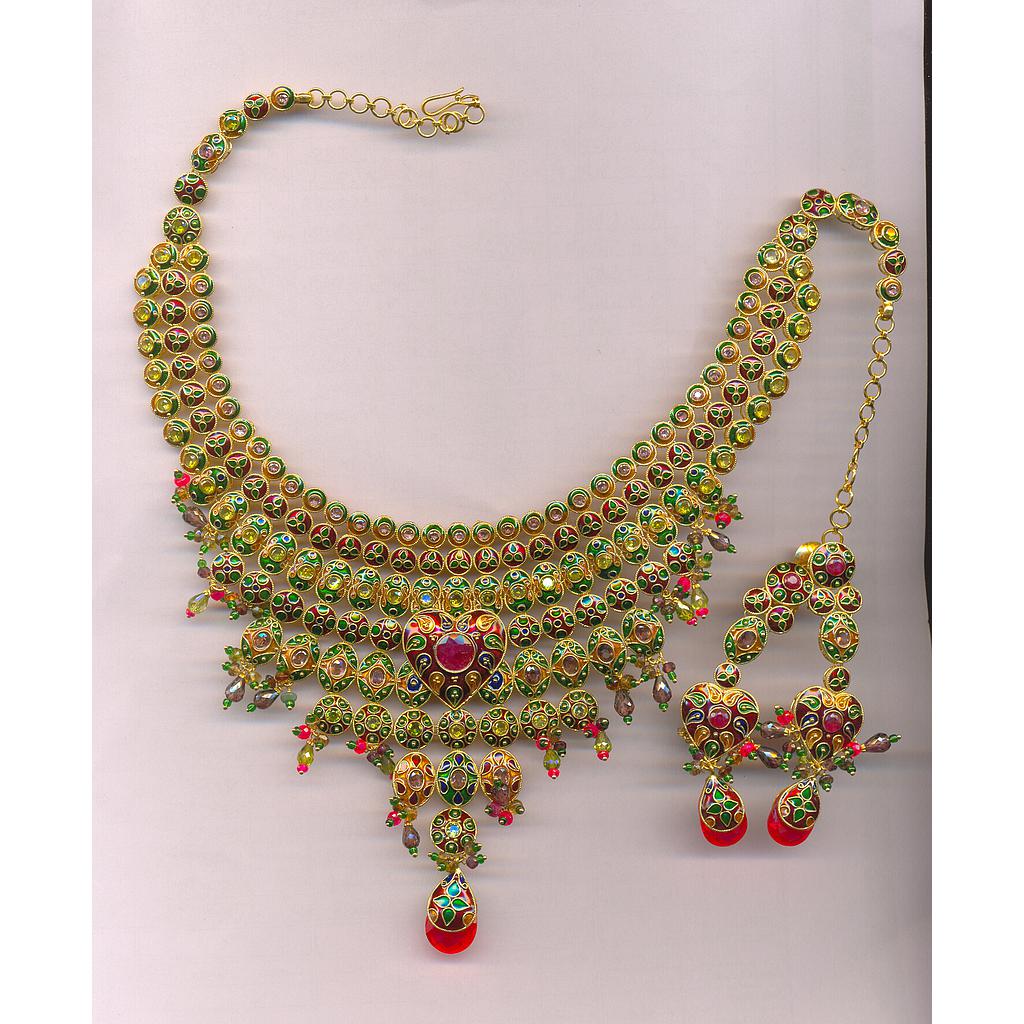 GOLD HALF SET ROUND ANTIQUE FANCY
