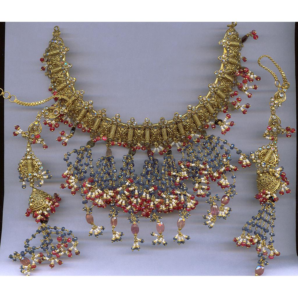 GOLD HALF SET ROUND ANTIQUE FANCY