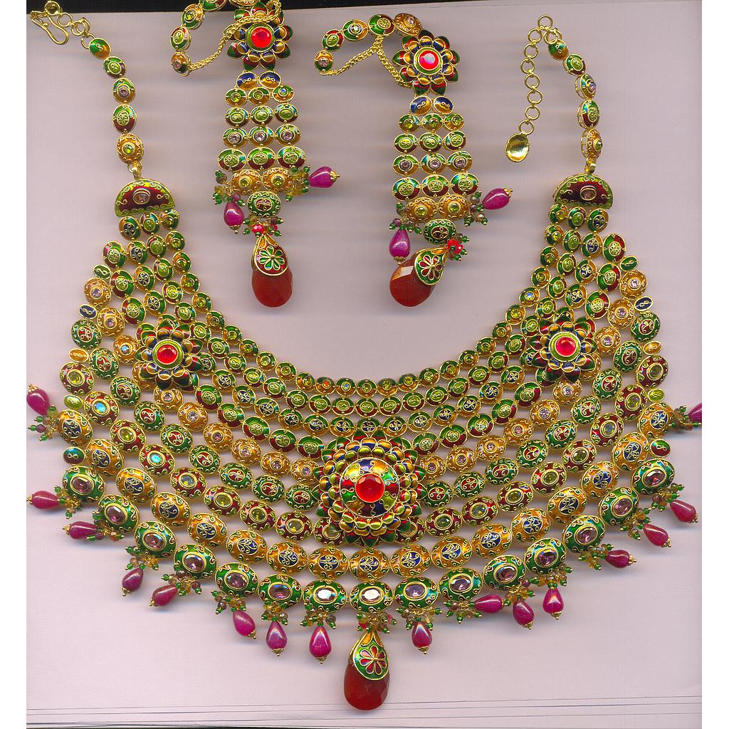 GOLD HALF SET ROUND ANTIQUE FANCY