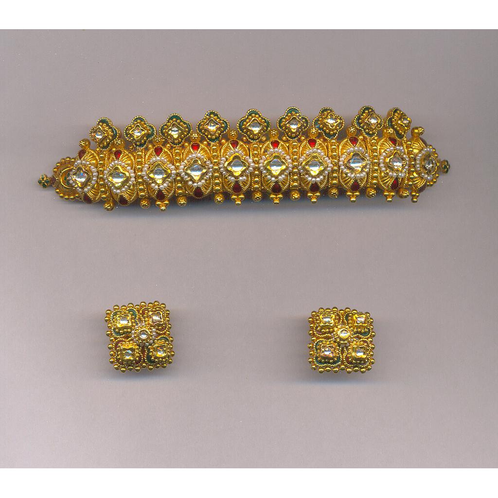 GOLD HALF SET ROUND ANTIQUE GENERAL