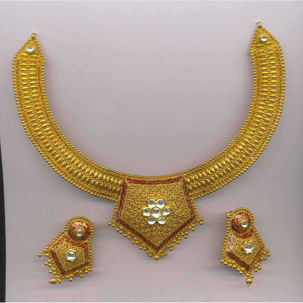 GOLD HALF SET ROUND ANTIQUE GENERAL