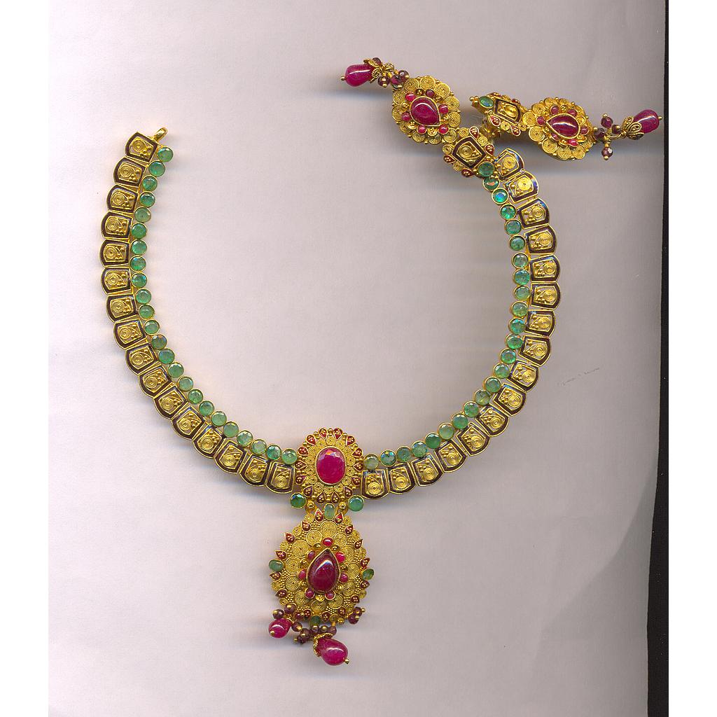 GOLD HALF SET ROUND ANTIQUE GENERAL