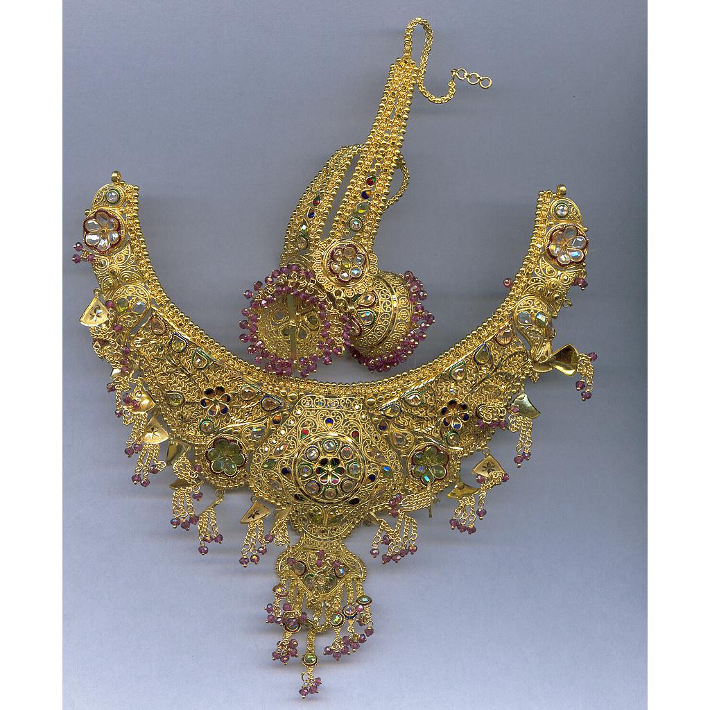 GOLD HALF SET ROUND ANTIQUE GENERAL