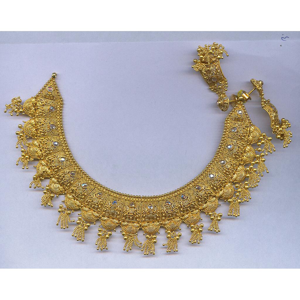 GOLD HALF SET ROUND ANTIQUE GENERAL