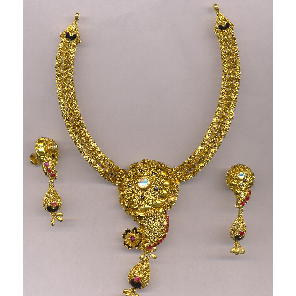GOLD HALF SET ROUND ANTIQUE GENERAL