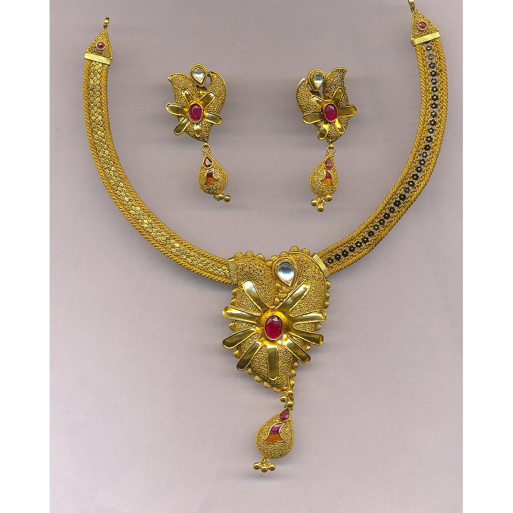 GOLD HALF SET ROUND ANTIQUE GENERAL
