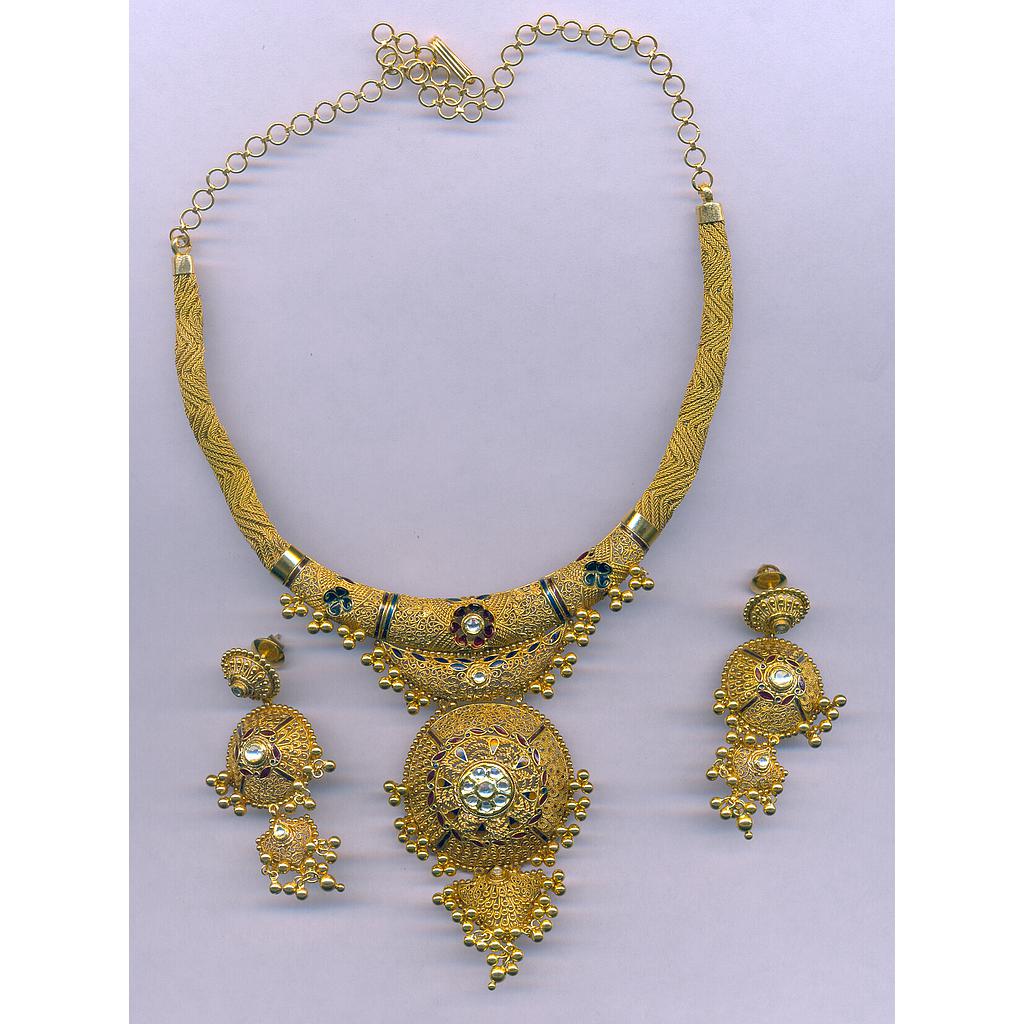 GOLD HALF SET ROUND ANTIQUE GENERAL