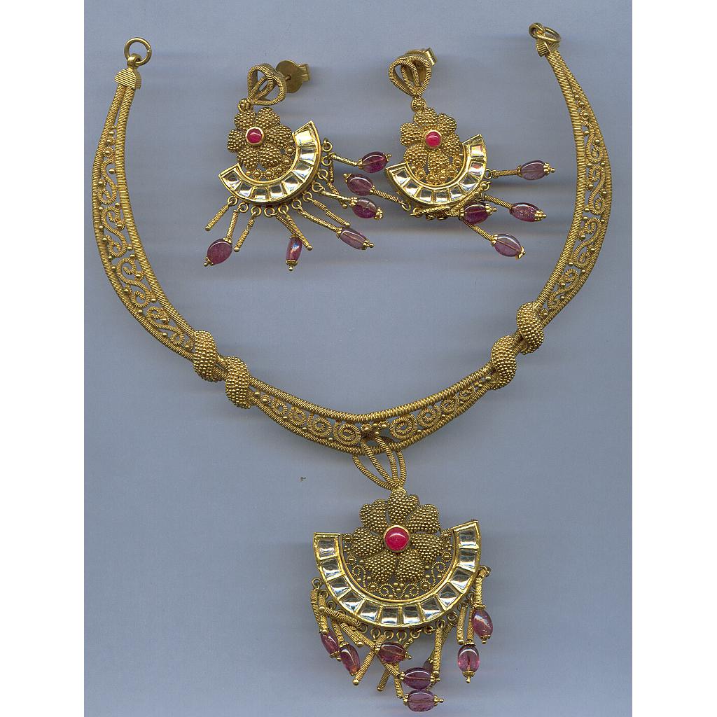 GOLD HALF SET ROUND ANTIQUE GENERAL