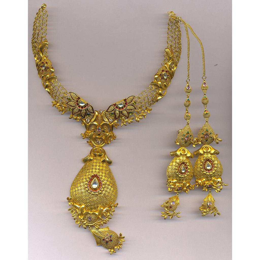 GOLD HALF SET ROUND ANTIQUE GENERAL
