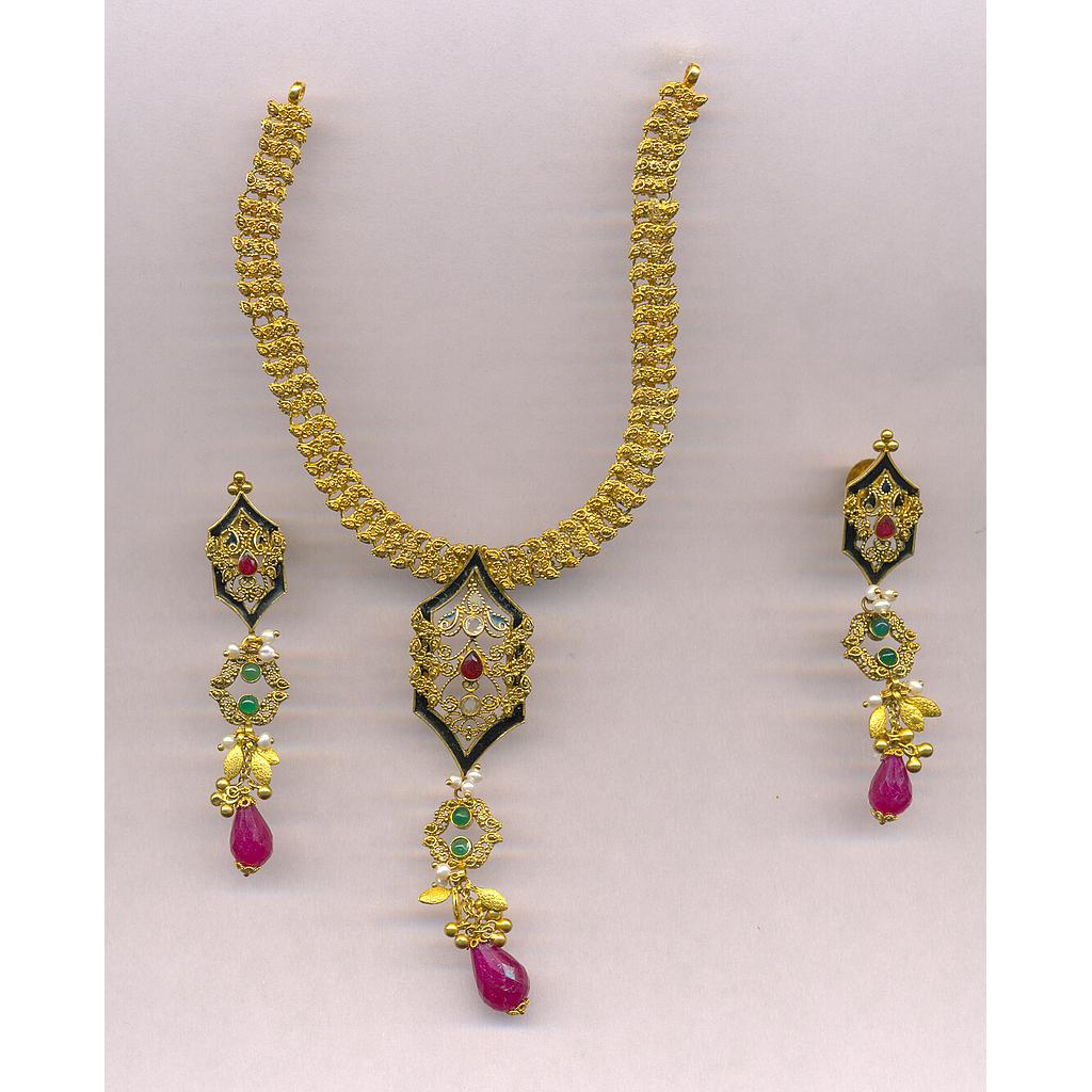 GOLD HALF SET ROUND ANTIQUE GENERAL