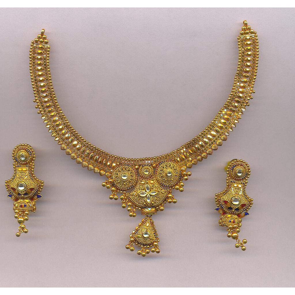 GOLD HALF SET ROUND ANTIQUE GENERAL