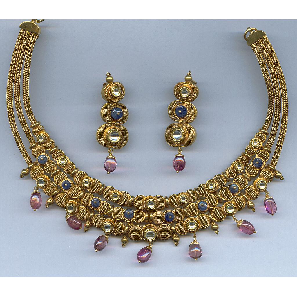GOLD HALF SET ROUND ANTIQUE GENERAL