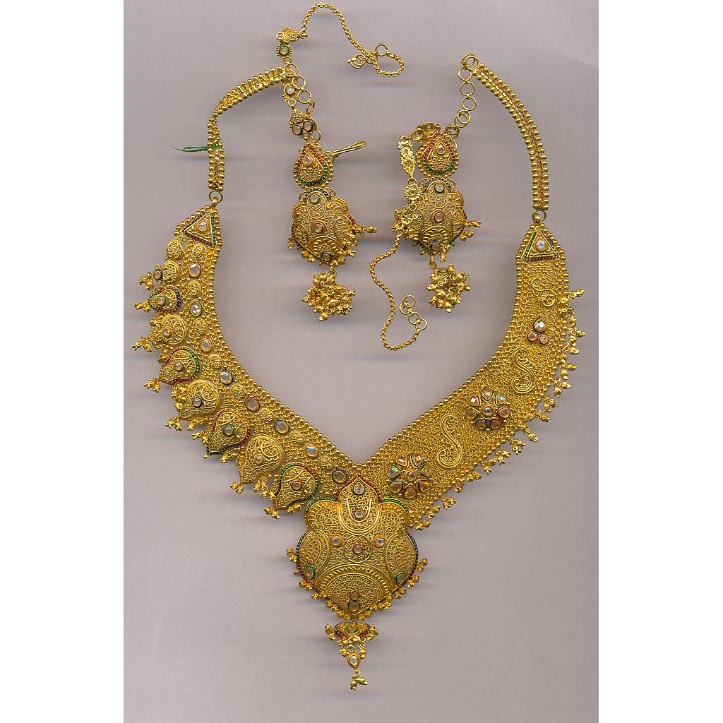 GOLD HALF SET ROUND ANTIQUE GENERAL