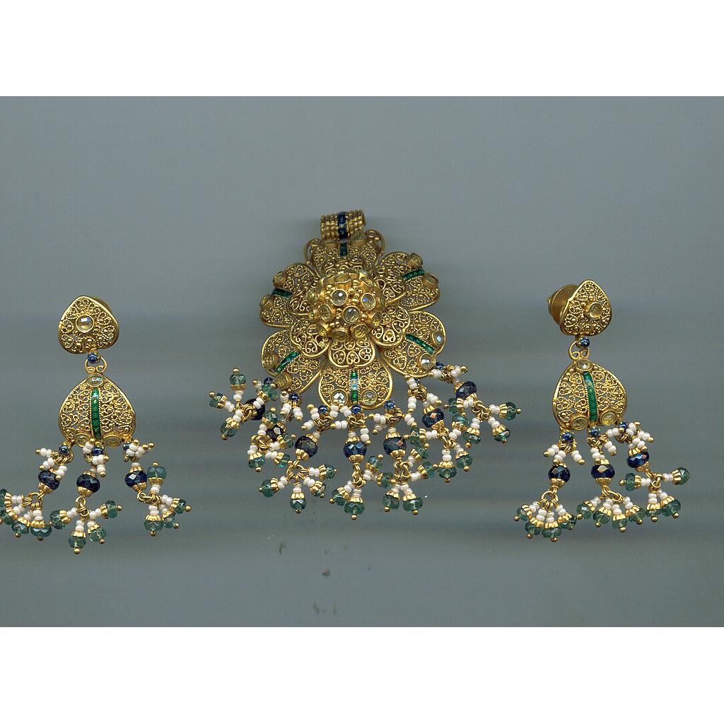 GOLD HALF SET ROUND ANTIQUE GENERAL