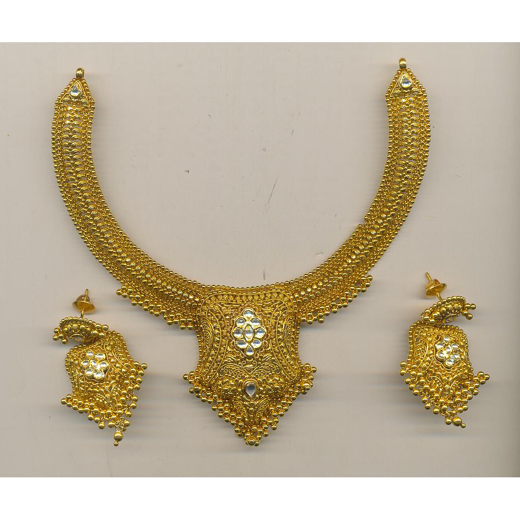 GOLD HALF SET ROUND ANTIQUE GENERAL