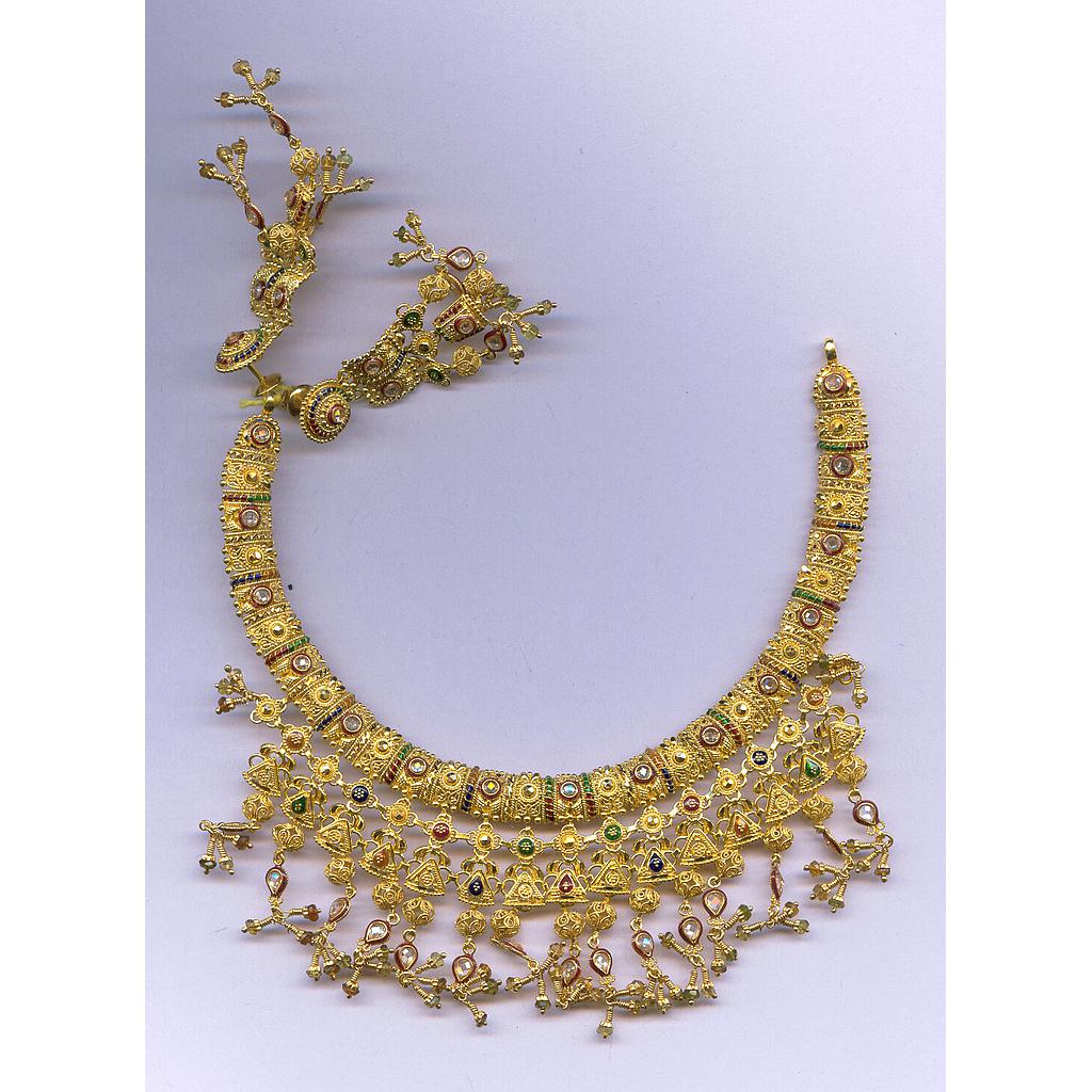 GOLD HALF SET ROUND ANTIQUE GENERAL