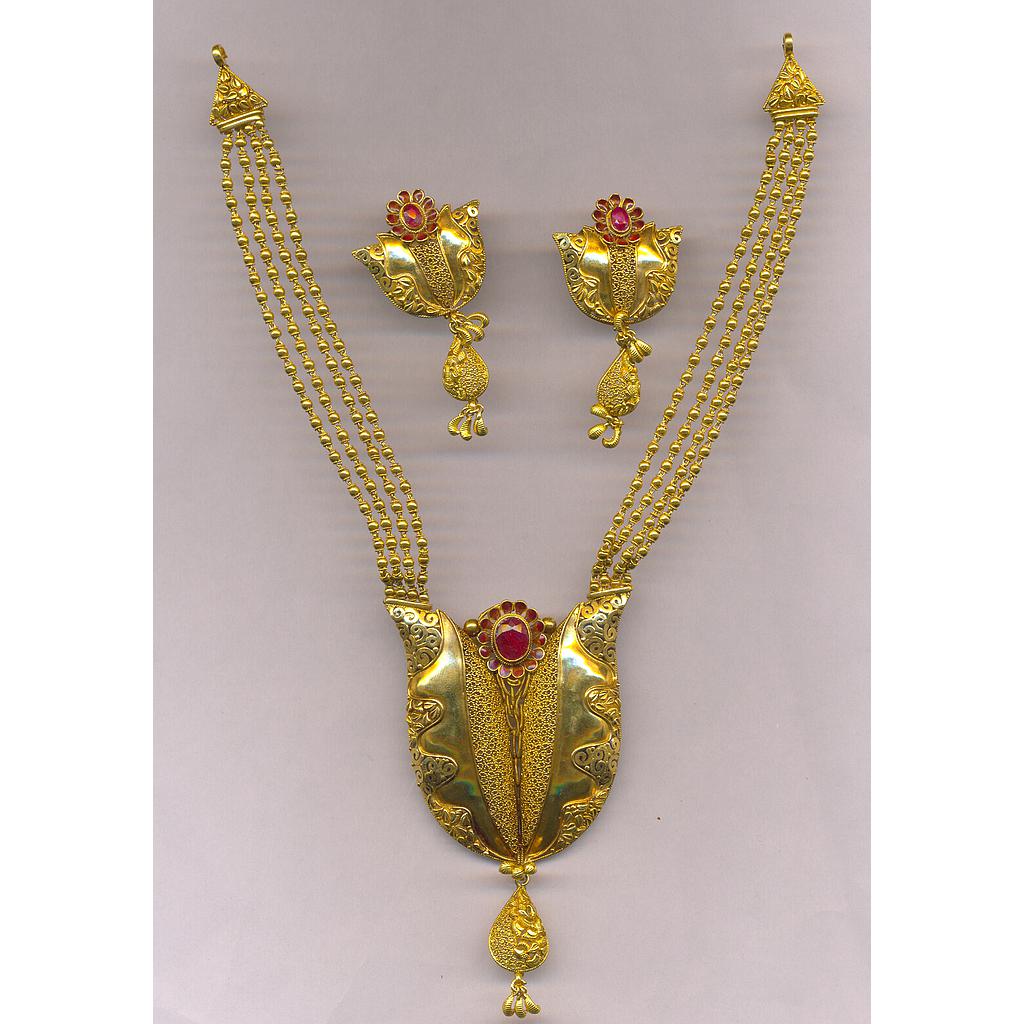 GOLD HALF SET ROUND ANTIQUE GENERAL