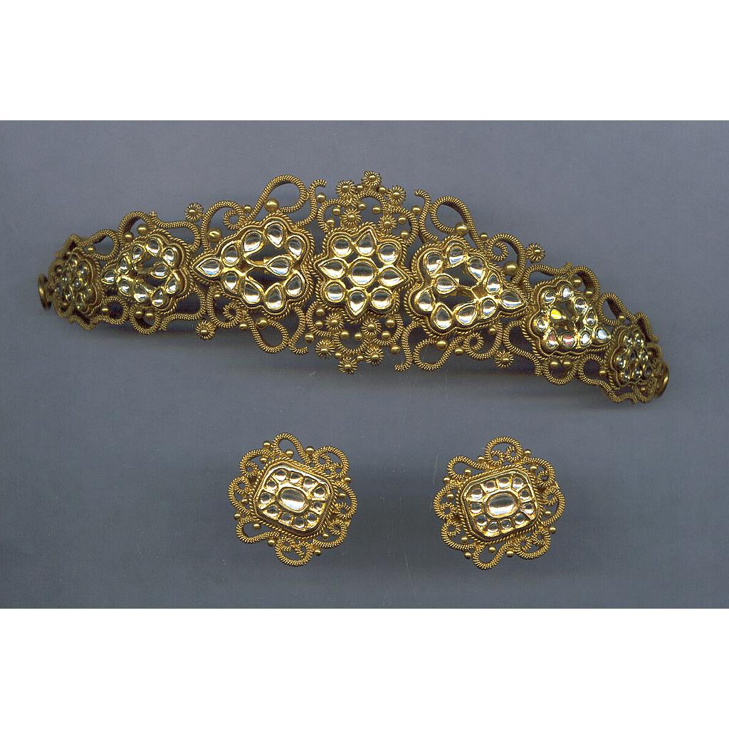 GOLD HALF SET ROUND ANTIQUE GENERAL