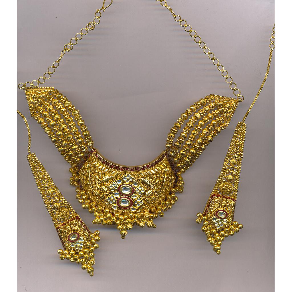 GOLD HALF SET ROUND ANTIQUE GENERAL