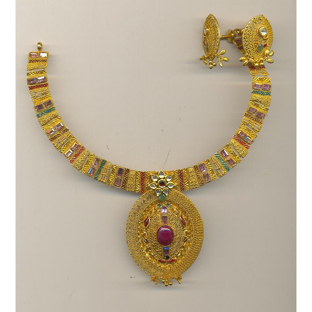 GOLD HALF SET ROUND ANTIQUE GENERAL