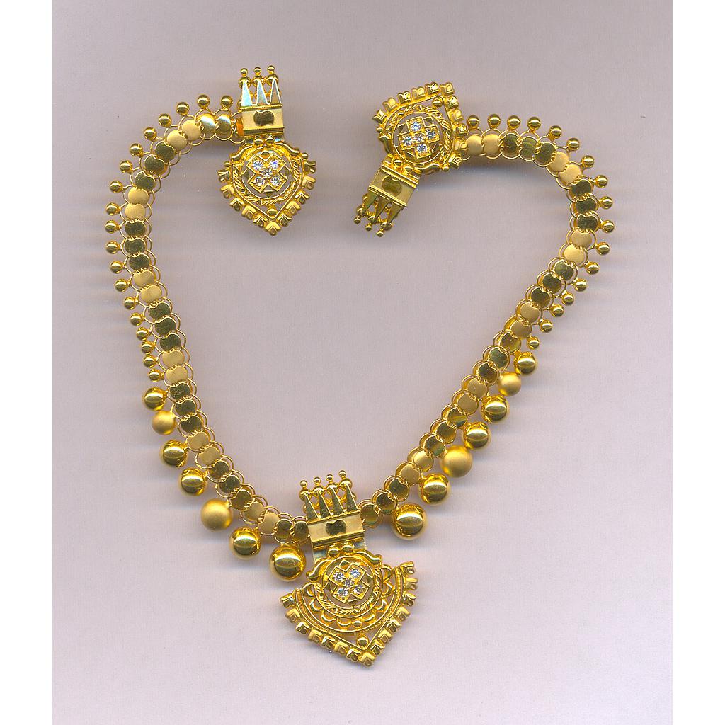 GOLD HALF SET ROUND CASTING EXCLUSIVE