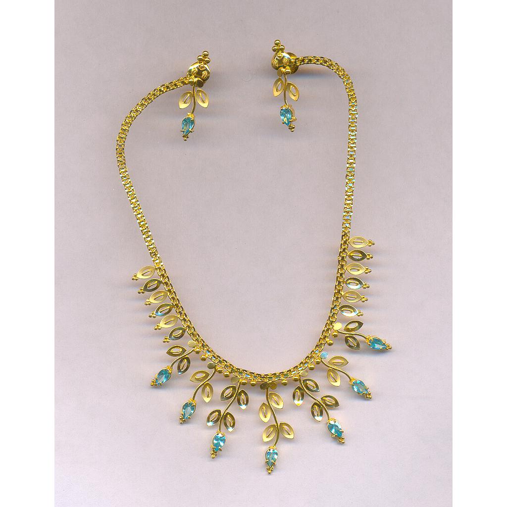 GOLD HALF SET ROUND CASTING FANCY