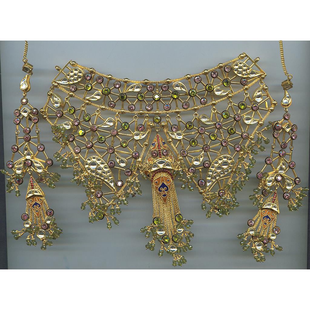 GOLD HALF SET ROUND DESIGNER EXCLUSIVE