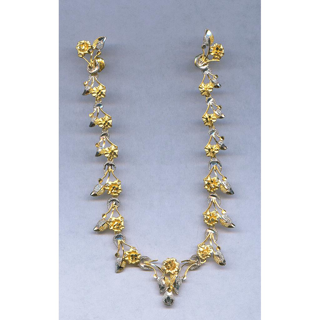 GOLD HALF SET ROUND DESIGNER GENERAL