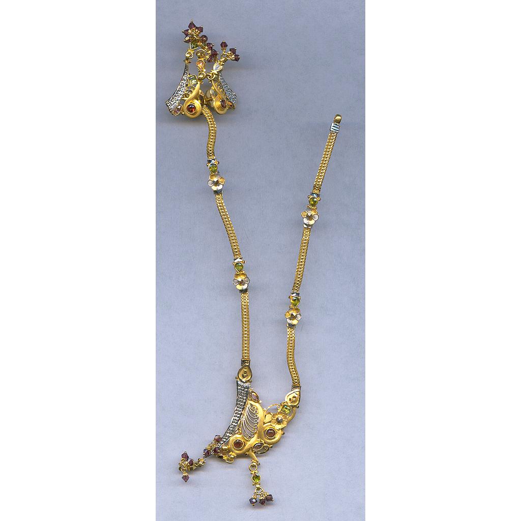 GOLD HALF SET ROUND DESIGNER GENERAL