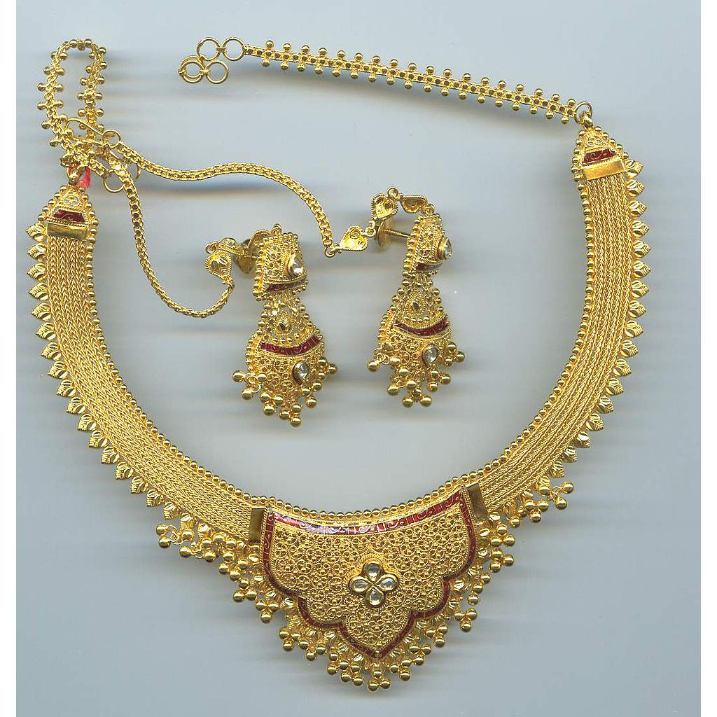 GOLD HALF SET ROUND DESIGNER GENERAL