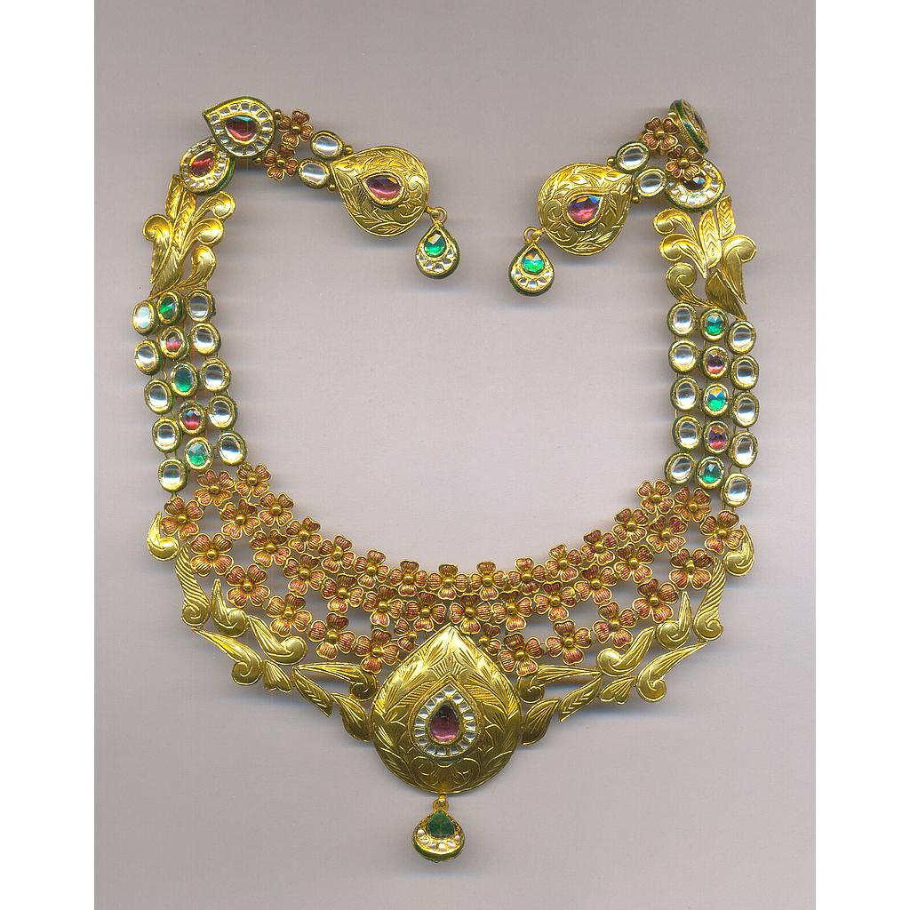 GOLD HALF SET ROUND ANTIQUE EXCLUSIVE