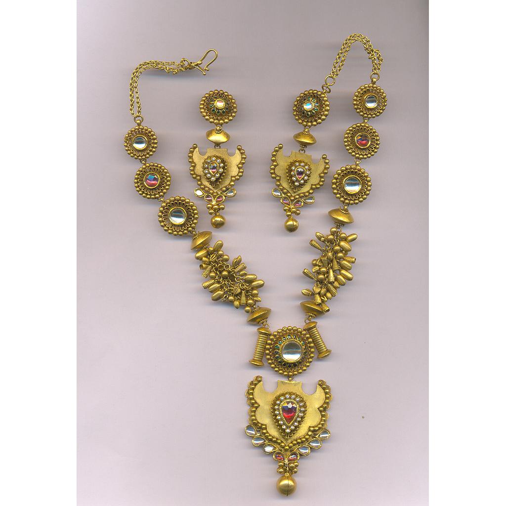 GOLD HALF SET ROUND ANTIQUE
